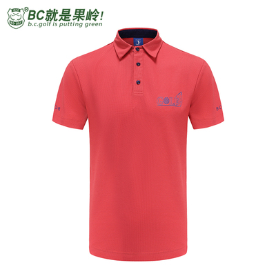 BCGOLF高尔夫短袖男士polo衫