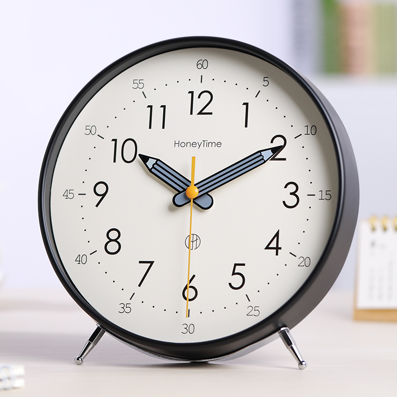 桌面时钟摆台式座钟家用台钟钟表摆件摆放式客厅静音新款2023摆钟