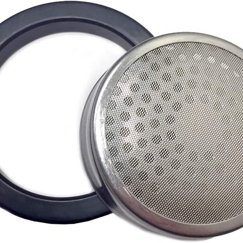 爱宝E61半自动咖啡机冲煮头分水网密封胶圈8.5mm厚分水网升级ims