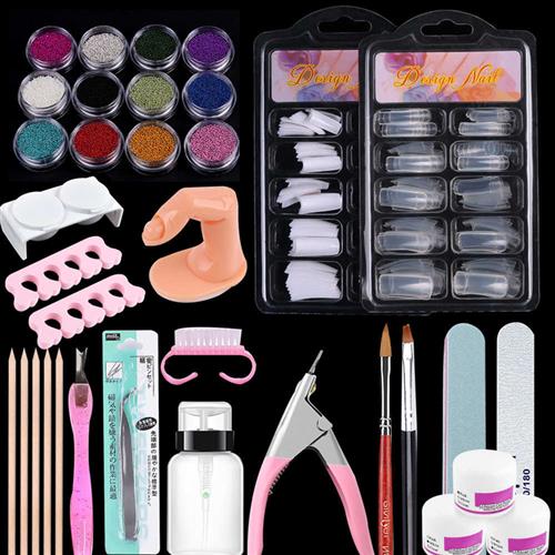 美甲套装 固态快速延长胶打磨机美甲灯美甲笔组合美甲工具套装