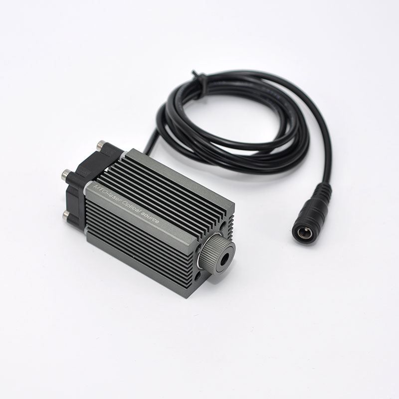 绿光520mW1W激光器  雕刻机适用大功率点状激光头 可调焦光束明显