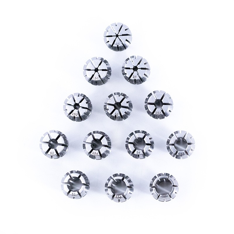 ER11弹簧筒夹孔径1-7高精弹性嗦咀雕刻机数控铣牀32 25 20 16夹头