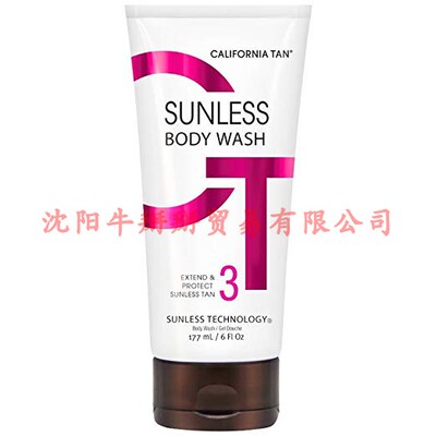 极速California Tan Sunless Body Wash 6 Ounce