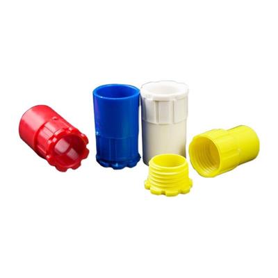 PVC国标杯梳20 25锁母加长加厚暗盒螺接线管配件红蓝白色盒接锁扣