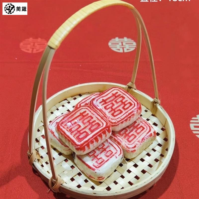 订婚宴甜品台摆盘结婚龙凤糕传统老式手工茶点心中式婚礼糕点零食