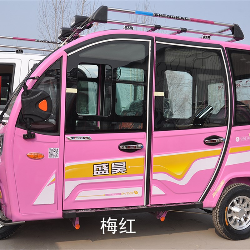 盛昊S740电动车三轮车前挡风玻璃原厂推拉门侧窗门玻璃电动配件车