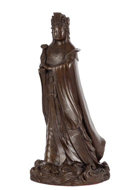 黄铜妈祖神像摆件天后圣母海神妈祖铜像家用家居饰品航海工艺礼品