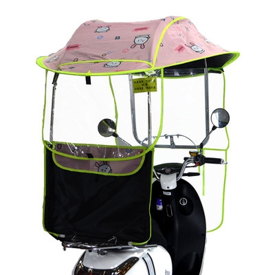 高档新款电动车雨棚蓬遮阳伞可折叠摩托车雨伞遮阳棚电瓶车防晒挡