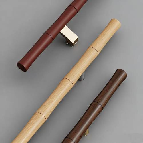 把守之家玻璃门实木把手支持定制