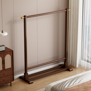 挂衣架落地卧室床头衣帽架客厅简约民宿单杆挂衣服架子晾衣架置物
