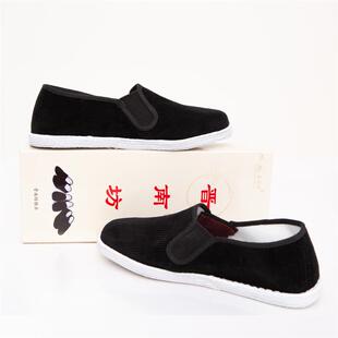 晋南坊条绒男款纳底吸汗透气开车鞋千层底布鞋老北京工艺一脚蹬