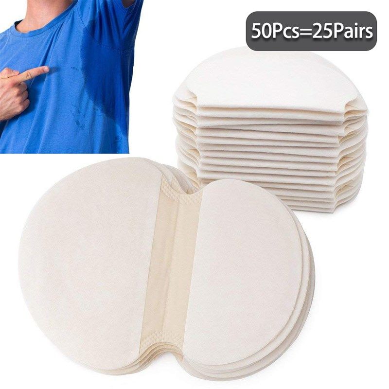 50Pcs Sweat Pads Summer Underarm Pads Armpit Anti Perspirati