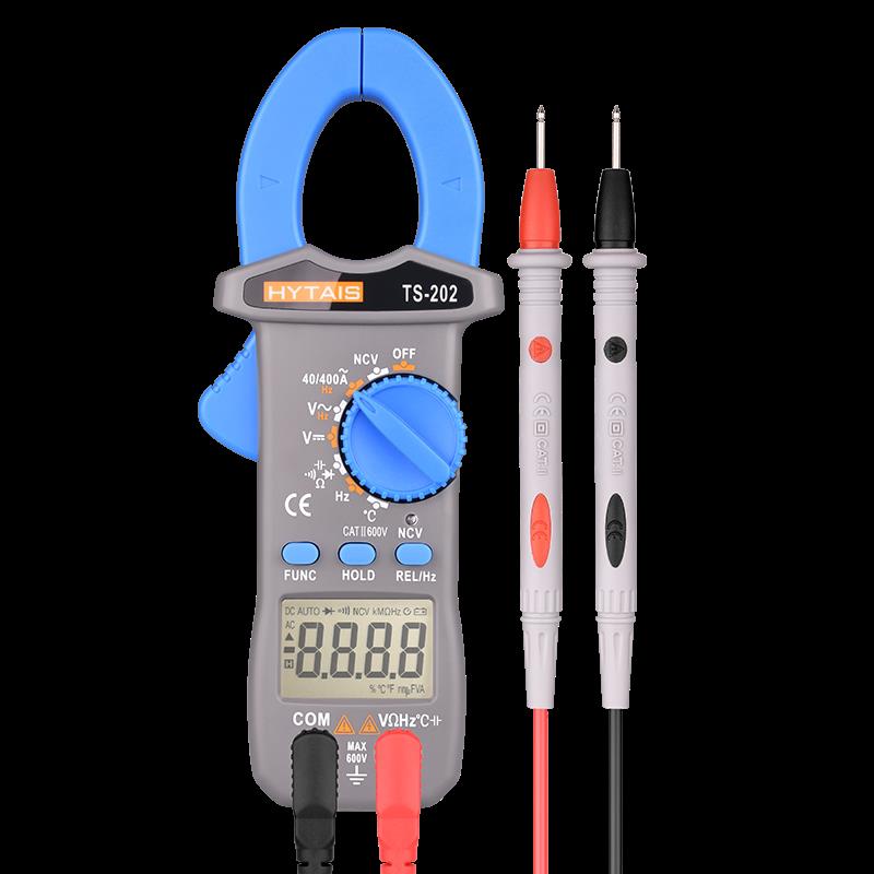 小型钳形表数字电流表多功能钳流表高精度防烧交直流钳型表万用电