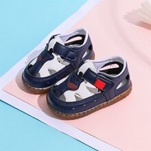 新品幼儿学步鞋婴儿软底轻便周岁学走路的鞋鞋子包头公主透气镂空