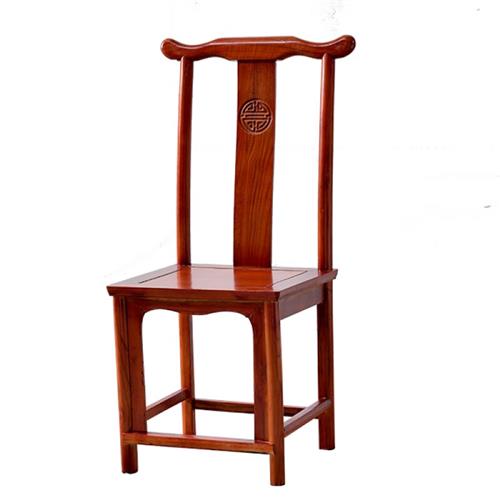新纯实木餐椅用饭店靠背椅原木式饭厅餐桌椅橡木具凳子椅子 橡