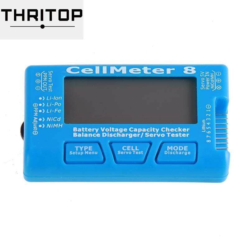 Battery Capacity Checker Servo Tester RC CellMeter 8 with