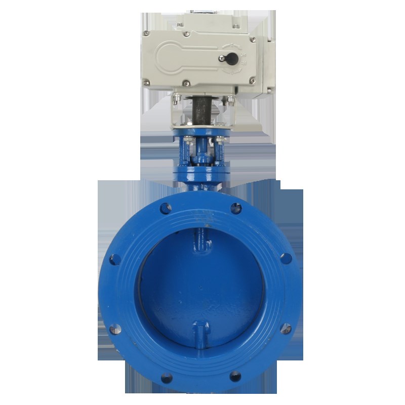 电动通风蝶阀 D941W 电动通风调节阀  电动烟尘蝶阀DN50 100 200