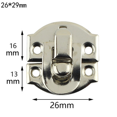 10Pcs Antique Hasps Iron Lock Catch Latches for Jewelry Box