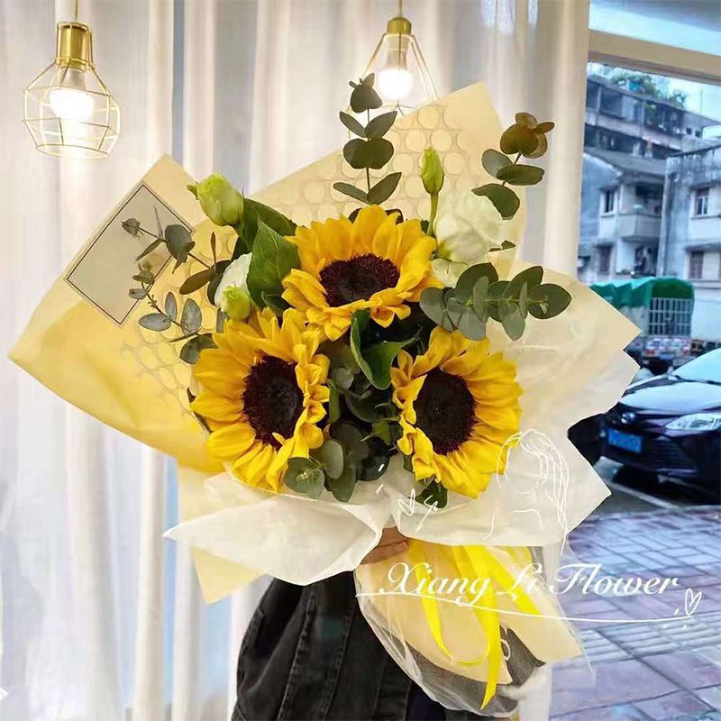 新品Flower wrapping paper matte bouquet packag paper waterpr