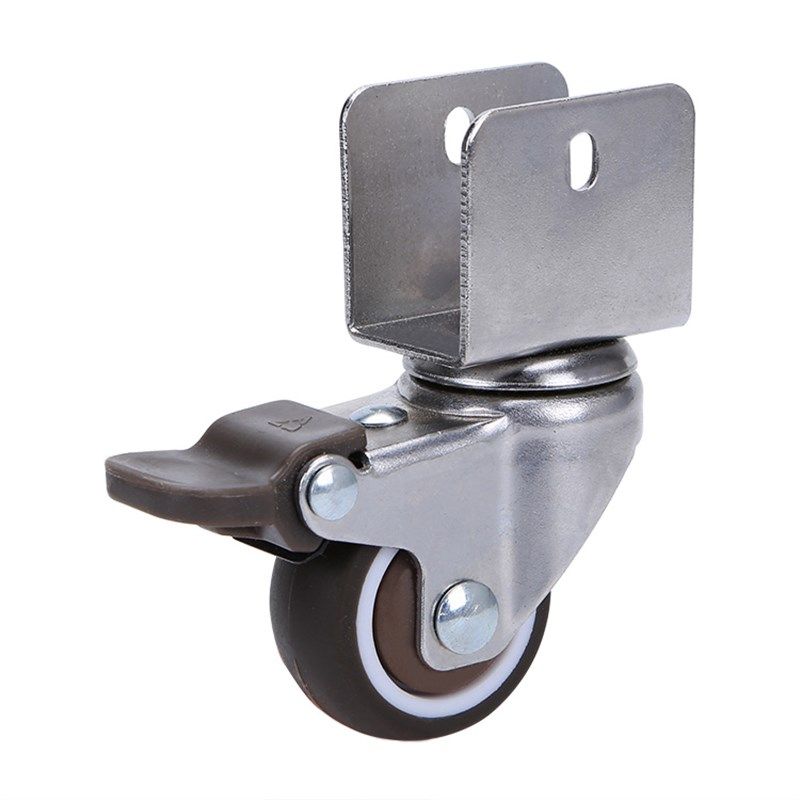 脚轮万向轮带刹车婴儿床夹板轮家具轱辘通用超静音轴承小床滑轮子,基础建材,脚轮/万向轮,淘宝优惠券,粉丝福利购,淘宝优惠卷