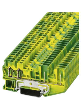 菲尼克斯弹簧接地端子颜色:黄绿相间ST25-QUATTRO/2P-PE起订须为5