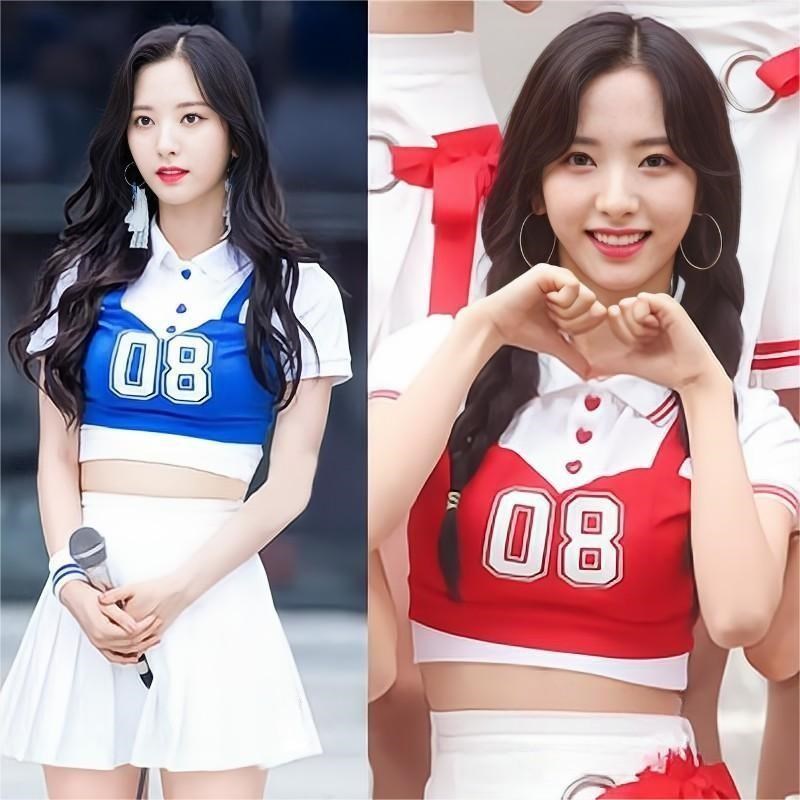 韩国女团啦啦操演出服装学生运动会开幕式团体拉拉队爵士舞表演服