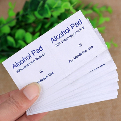100pcs Antiphlogosis Isopropyl Alcohol Swab Pad Wet Wipes