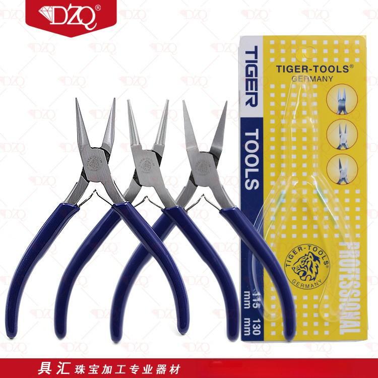 小嘴钳多功能手工钳子尖嘴钳4.5寸手钳子工具钳圆嘴钳首饰工具钳
