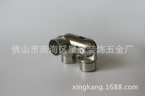 楼梯转角专用多接头 不锈钢楼梯转角弯头 转角活动弯头 连接件