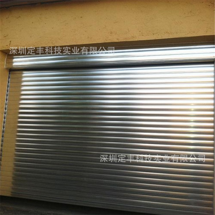 深圳封闭不锈钢电动门防盗彩钢板钢制铝合金自动防火快速卷帘闸门
