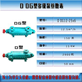 多级泵离心泵高扬程卧式 加压锅炉给水泵清水泵D型增压循环水泵