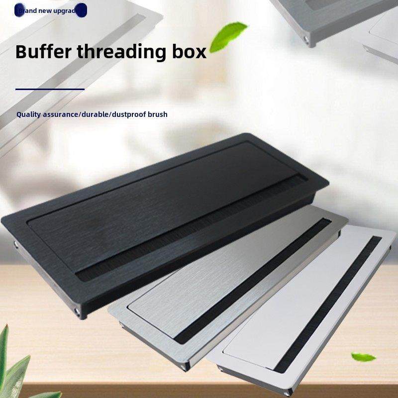 铝合金缓冲电脑办公桌面穿线盒孔盖过线盒书桌透气出线走线孔盖板,基础建材,线孔盖,淘宝优惠券,粉丝福利购,淘宝优惠卷