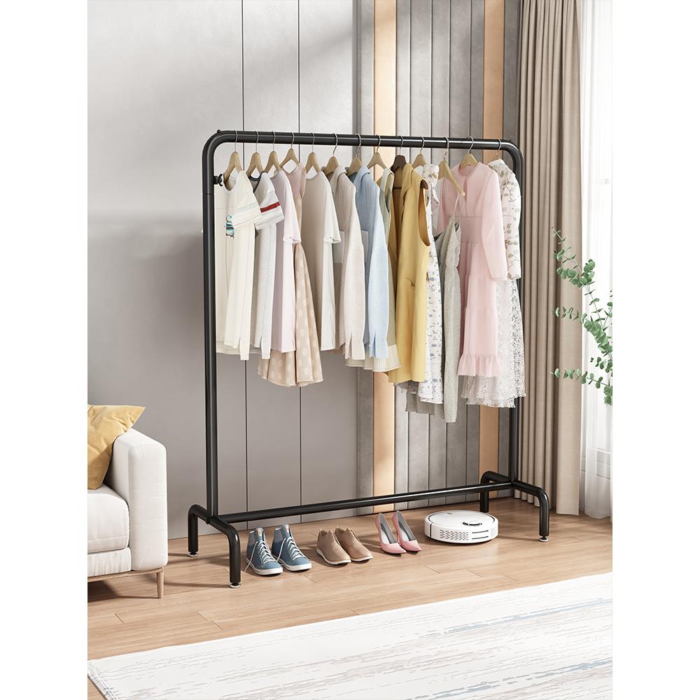 挂衣架落地卧室内衣服架杆宿舍阳台简易折叠衣帽架子家用晒晾衣架