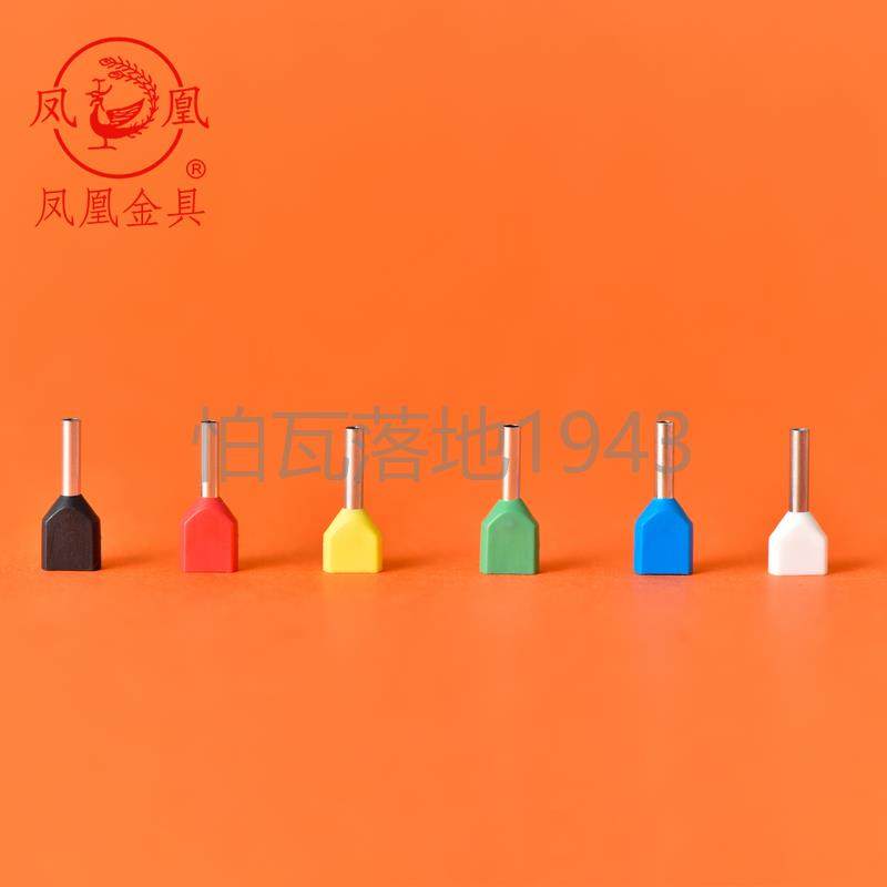 凤凰 TE1508 双线管型预绝缘端头LD4 冷压接线端子1000只