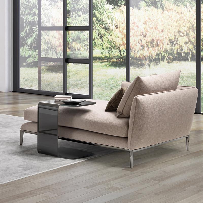 意式轻奢小户型贵妃榻客厅休闲懒人沙发躺椅卧室沙发床单独美人榻