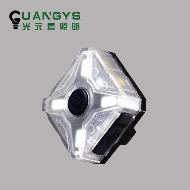 SW2720敌我识别灯夜间闪光信号三色执勤肩灯LED头盔骑行警示