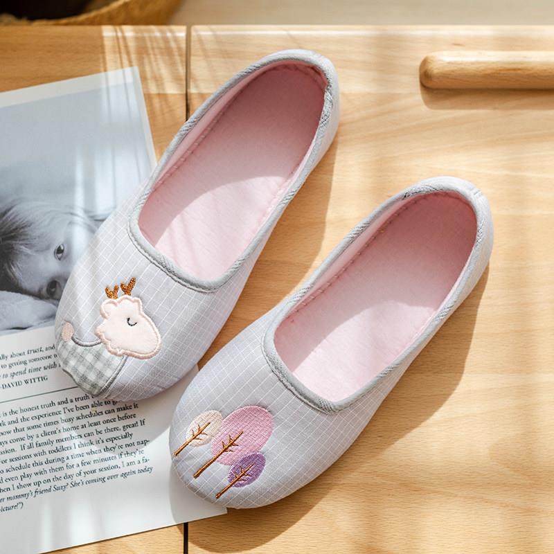 月子鞋春秋季包跟可爱产后5月份4透气棉拖鞋女夏天薄款防滑居家鞋,居家布艺,居家棉拖/棉鞋,淘宝优惠券,粉丝福利购,淘宝优惠卷