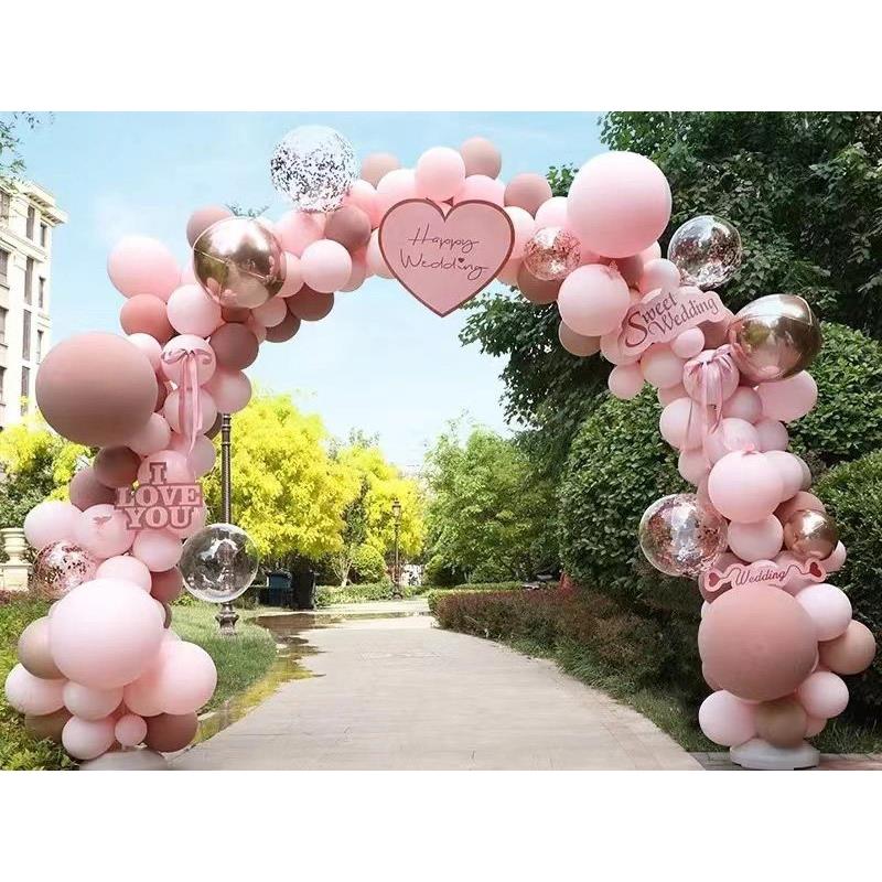 气球拱门支架结婚婚房布置套装婚庆用品大全路引订婚婚礼场景装饰