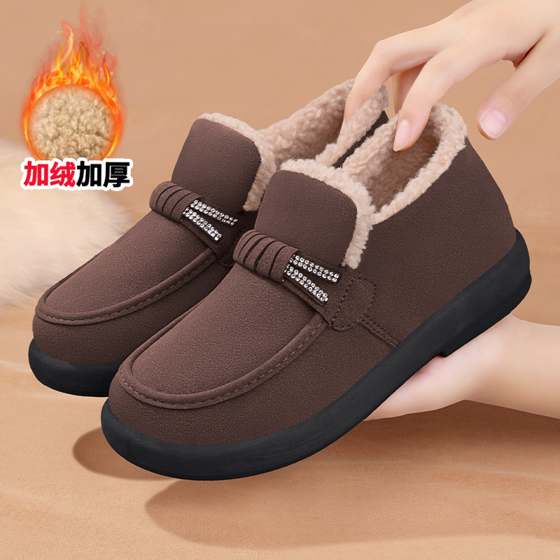 老北京布鞋女冬季新款加绒保暖