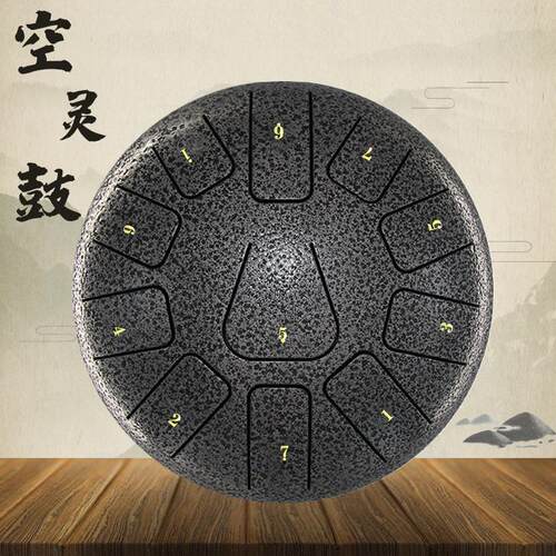 8寸11音空灵鼓梵音鼓忘忧鼓钢舌鼓莲花鼓跨境外贸手鼓乐器