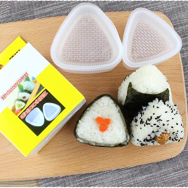 三角饭团模具 2只装 紫菜包饭料理三角饭团用便当寿司模型 现货
