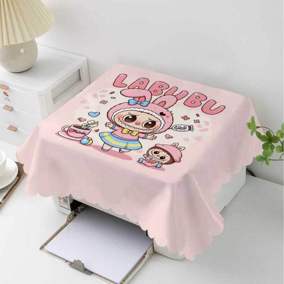 打印机防尘罩爱普生遮灰布冰箱防尘盖布防尘布空气炸锅防尘罩