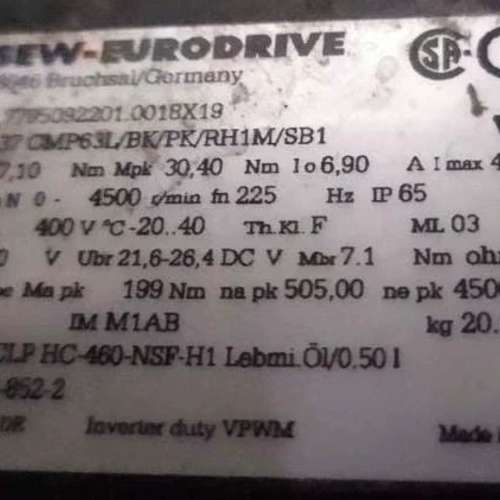 {议价}SEW伺服电机KA37  CMP63L/BK/PK/RH1M