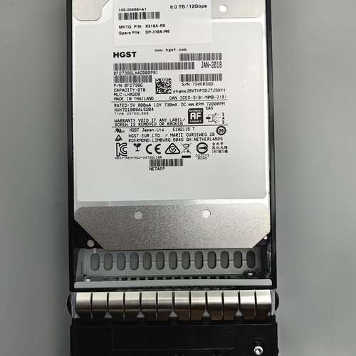 {议价}NetApp X318A-R6 8TB SAS 12Gb 7