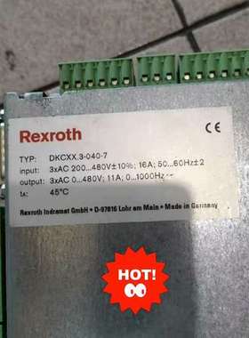 {议价}伺服控制器力士乐REWROTE DKCXX.3-040-7