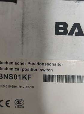 {议价}BNS 819-D04-R12-62-10 BNS01KF巴
