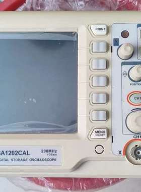 {议价}安泰信GA1202CAL示波器  200M带宽采样 功能正常