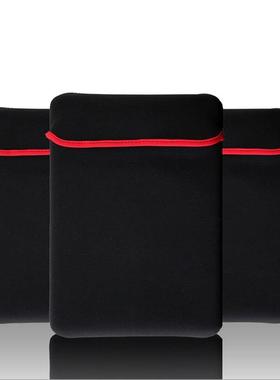 笔记本电脑内胆包 潜水料SBR立体双面黑红色11寸13 14 15寸电脑包