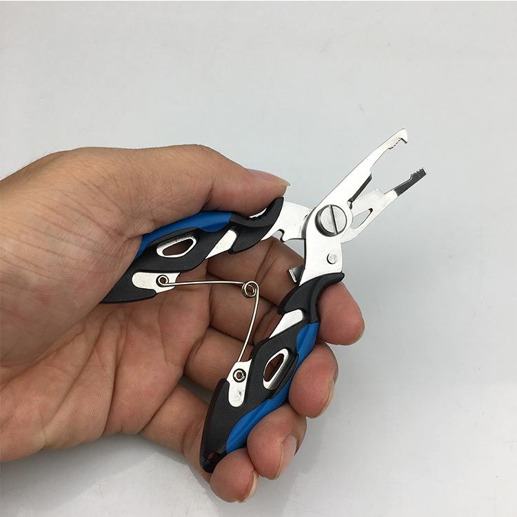 路亚钳不锈钢迷你钓鱼钳剪线开环摘取钩多功能渔具钳垂钓用品