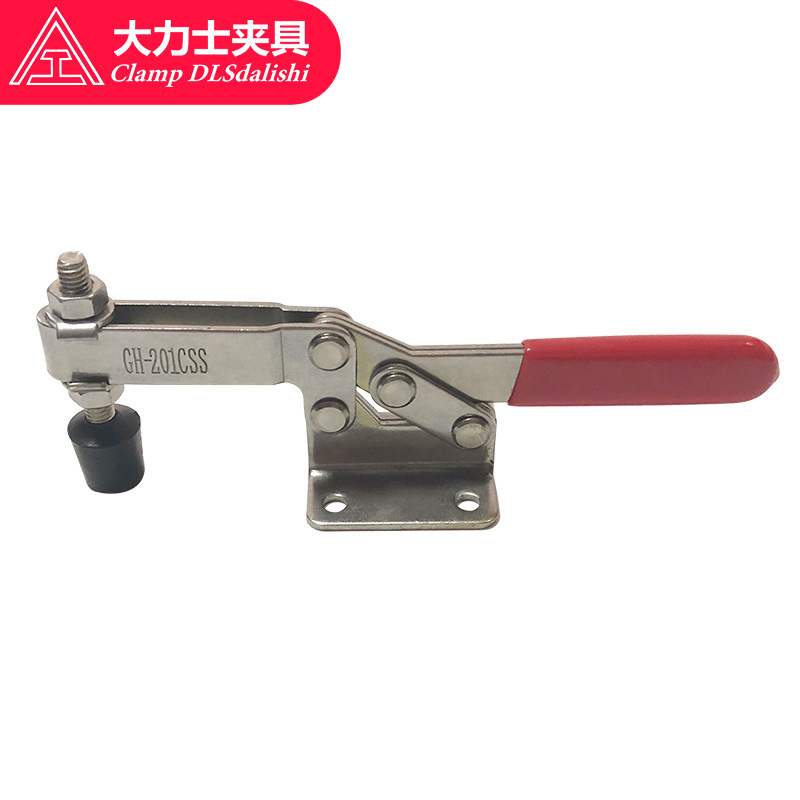 大力士夹具GH-201C-SS-WDC不锈钢水平式快速夹钳肘夹快速夹